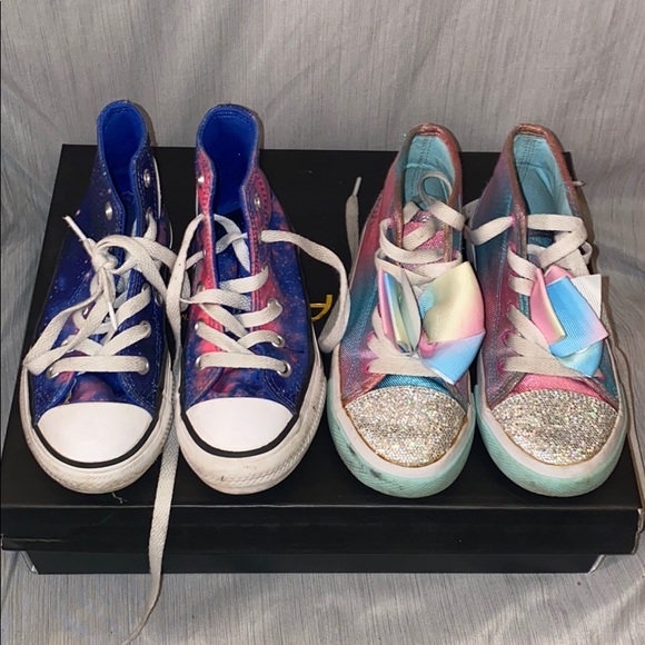Girls Converse Shoe Bundle Lot Size 11 - Picture 9 of 12